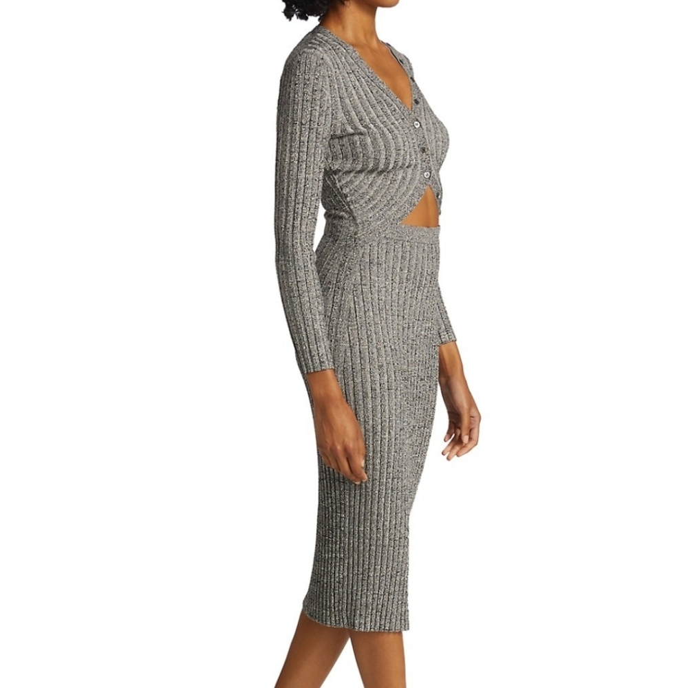 Cutout knit midi🌫 - Picture 2 of 6